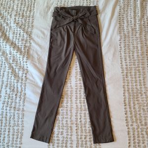 Active USA | Green Tie Front Dress Pants